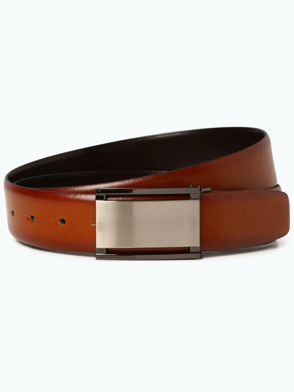 Condor Gürtel & Hosenträger<Herren Ledergürtel cognac uni