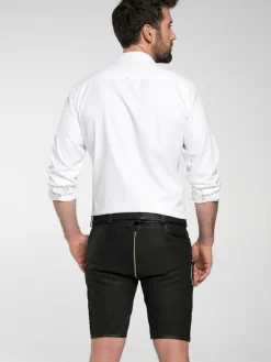 Spieth & Wenksy Hosen<Herren Lederhose - Fulvier schoko uni