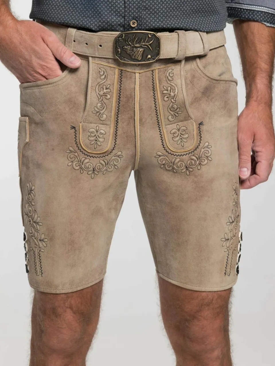 Herren Spieth & Wenksy Hosen>Herren Lederhose - Grafenau