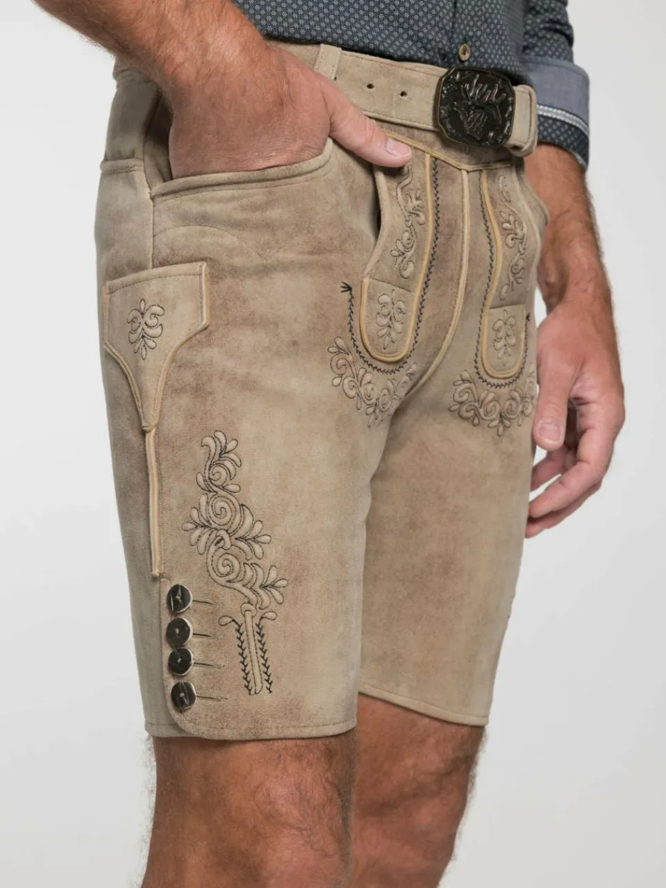 Herren Spieth & Wenksy Hosen>Herren Lederhose - Grafenau