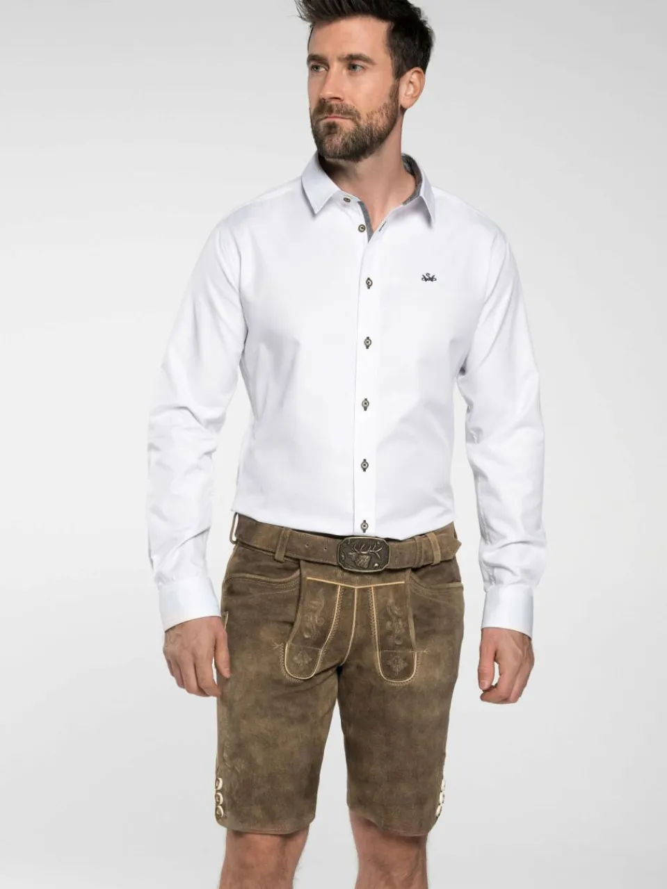 Herren Spieth & Wenksy Hosen>Herren Lederhose - Rampoldi