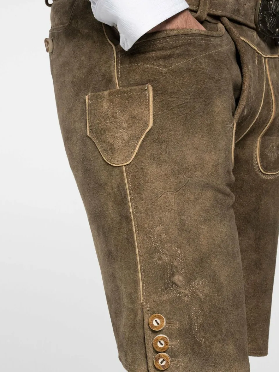 Herren Spieth & Wenksy Hosen>Herren Lederhose - Rampoldi