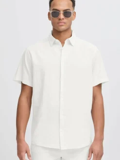 Indicode Hemden<Herren Leinenhemd - IDMonk weiß uni