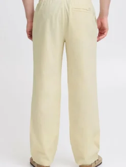 BLEND Hosen<Herren Leinenhose - BHVOLKER beige uni