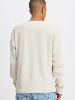 BLEND Shirts<Herren Longsleeve - BHTee beige uni