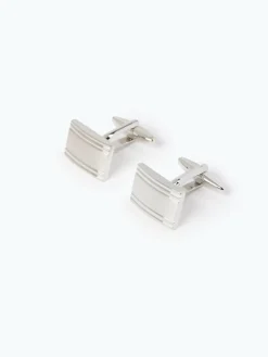 Andrew James Manschettenknöpfe<Herren Manschettenknöpfe silber uni