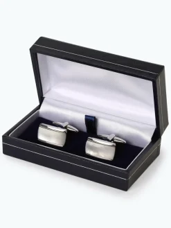 Andrew James Manschettenknöpfe<Herren Manschettenknöpfe silber uni