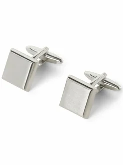 Andrew James Manschettenknöpfe<Herren Manschettenknöpfe silber uni