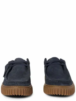 Clarks Freizeit-Schuhe<Herren Mokassins aus Leder - Torhill Lo marine uni