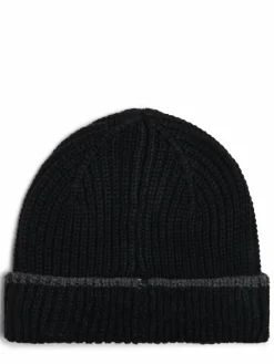 Nils Sundström Mützen & Caps<Herren Mütze schwarz uni