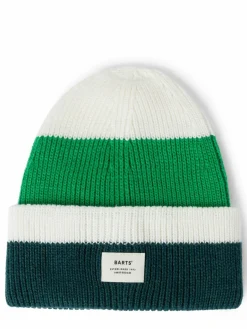 Barts Mützen & Caps<Herren Mütze - Ardem weiß grün gestreift