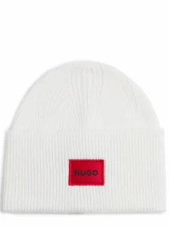 HUGO Mützen & Caps<Herren Mütze - Xaff 6 weiß uni