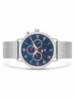 Rhodenwald & Söhne Uhren<Herren Multifunktionen - Moontime II silber uni