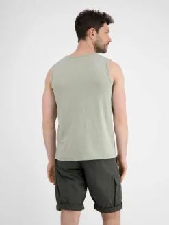 LERROS Shirts<Herren Muskelshirt grau uni