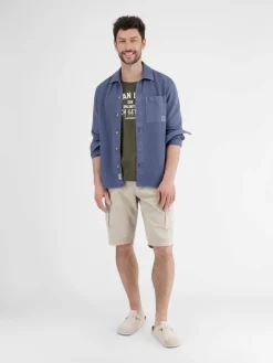 LERROS Shirts<Herren Muskelshirt oliv uni