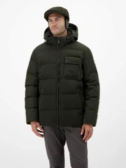 LERROS Mützen & Caps<Herren Ohrenmütze oliv uni