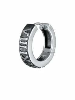 KUZZOI Schmuck<Herren Ohrringe silber uni