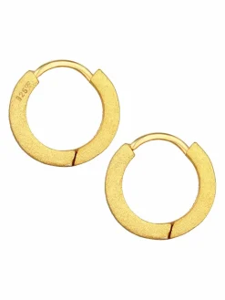 KUZZOI Schmuck<Herren Ohrringe gold uni