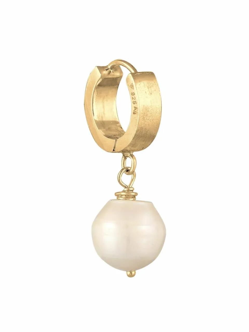 KUZZOI Schmuck<Herren Ohrringe gold uni