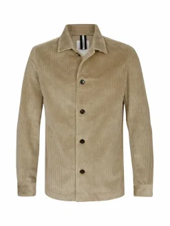 Profuomo Hemden<Herren Overshirt beige uni
