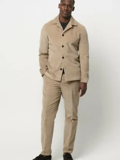 Profuomo Hemden<Herren Overshirt beige uni