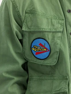 Alpha Industries Hemden<Herren Overshirt grau uni