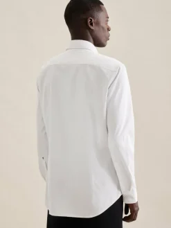 Seidensticker Hemden<Herren Performance-Hemd - X-Slim Langarm weiß uni