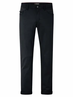 Redpoint Jeans<Herren 5-Pocket Hose - MILTON Straight Fit marine uni