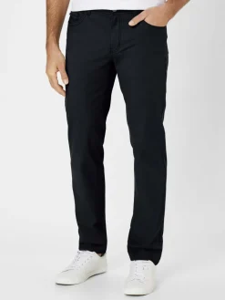 Redpoint Jeans<Herren 5-Pocket Hose - MILTON Straight Fit marine uni