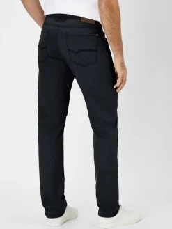 Redpoint Jeans<Herren 5-Pocket Hose - MILTON Straight Fit marine uni