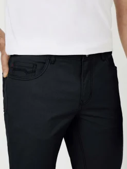 Redpoint Jeans<Herren 5-Pocket Hose - MILTON Straight Fit marine uni