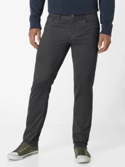Paddock`s Jeans<Herren 5-Pocket Hose - PIPE Slim Fit anthrazit uni