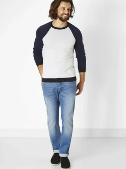 Redpoint Jeans<Herren 5-Pocket Jeans - Barrie Modern-fit medium stone uni