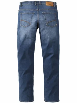 Redpoint Jeans<Herren 5-Pocket Jeans - Barrie Modern-fit dark stone uni