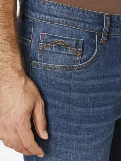 Redpoint Jeans<Herren 5-Pocket Jeans - Barrie Modern-fit dark stone uni