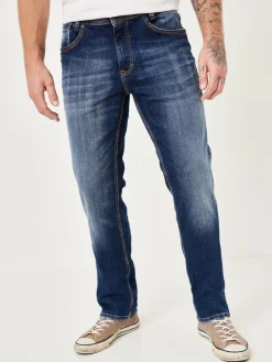 Paddock`s Jeans<Herren 5-Pocket Jeans - BEN Regular Fit blau uni