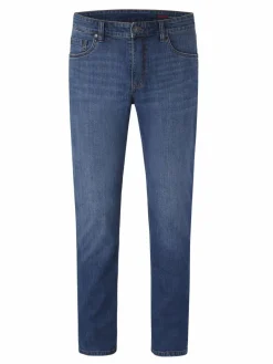Paddock`s Jeans<Herren 5-Pocket Jeans - BEN Regular Fit blau uni
