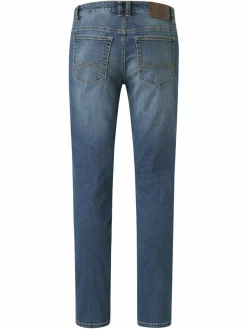 Paddock`s Jeans<Herren 5-Pocket Jeans - PIPE Saddle Stitch Slim Fit denim uni