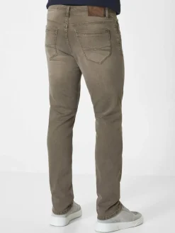 Paddock`s Jeans<Herren 5-Pocket Jeans - PIPE Slim Fit grau uni