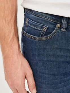 Paddock`s Jeans<Herren 5-Pocket Jeans - PIPE Slim Fit blau uni