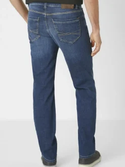 Paddock`s Jeans<Herren 5-Pocket Jeans - PIPE Slim Fit blau uni