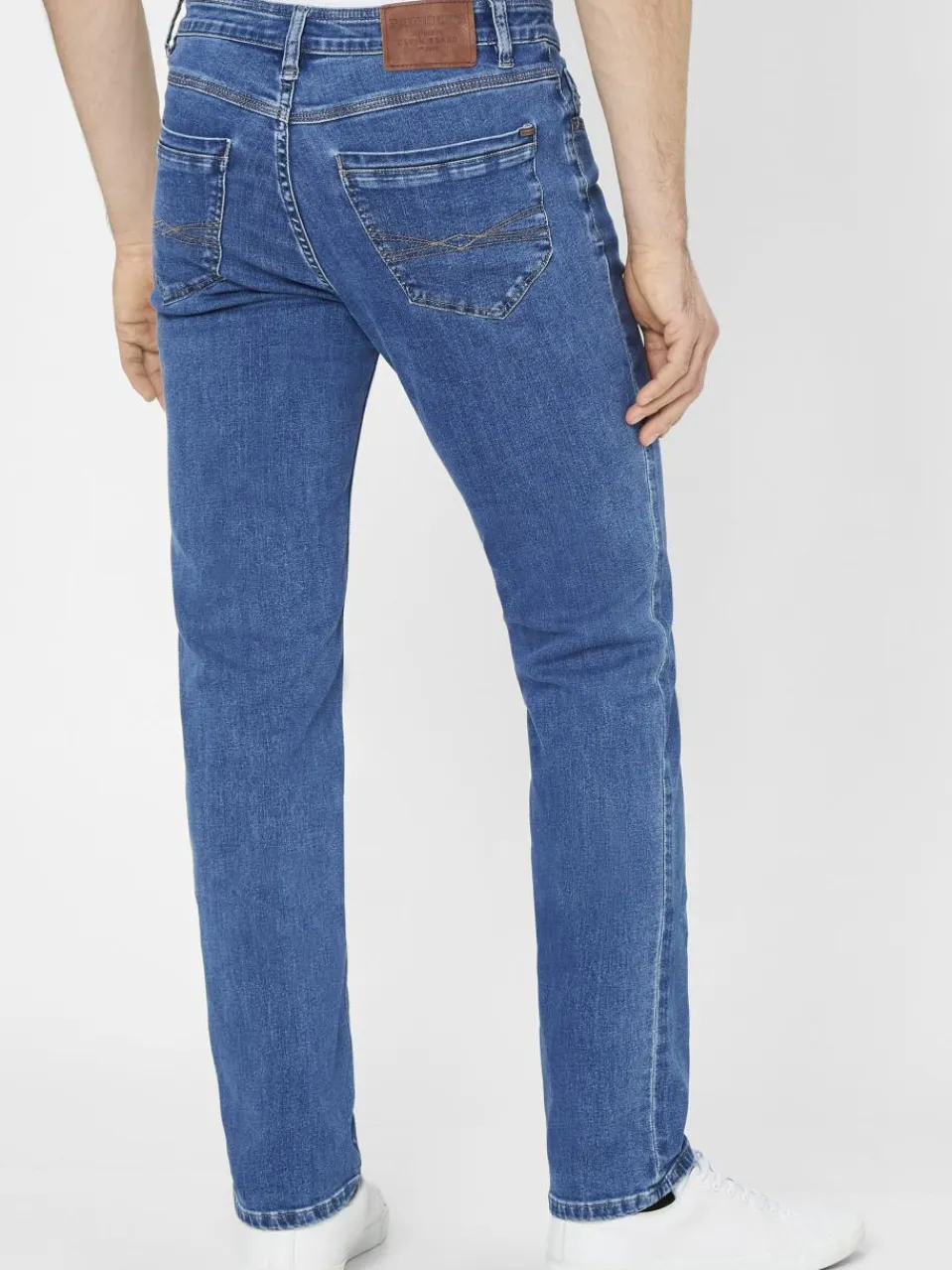 Paddock`s Jeans<Herren 5-Pocket Jeans - RANGER PIPE Regular Fit medium stone uni