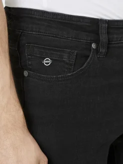Paddock`s Jeans<Herren 5-Pocket Jeans - RANGER PIPE Regular Fit schwarz uni