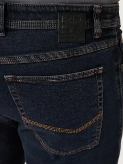 Redpoint Jeans<Herren 5-Pocket Jeans - TORONTO Straight Fit dark stone uni