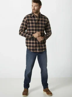 Redpoint Jeans<Herren 5-Pocket Jeans - TORONTO Regular Fit medium stone uni