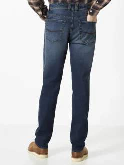 Redpoint Jeans<Herren 5-Pocket Jeans - TORONTO Regular Fit medium stone uni