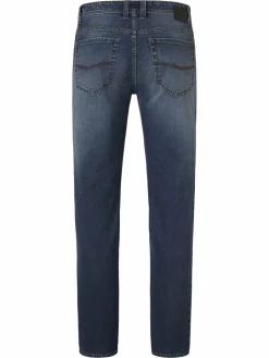 Redpoint Jeans<Herren 5-Pocket Jeans - TORONTO Regular Fit medium stone uni