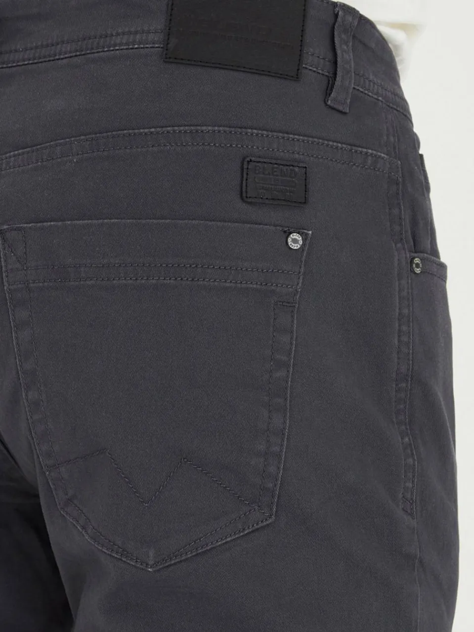 BLEND Hosen<Herren 5-Pocket-Hose - BHSaturn grau uni