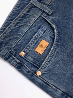 Carlo Colucci Jeans<Herren 5-Pocket-Jeans - BRONX blau uni