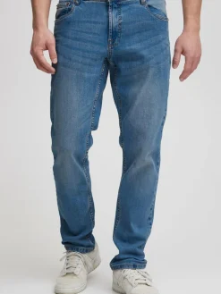 Herren Solid Hosen>Herren 5-Pocket-Jeans - SDJoy